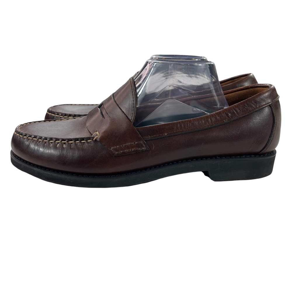 Rockport Mens Penny Loafers sz 11 1/2M Brown Leather